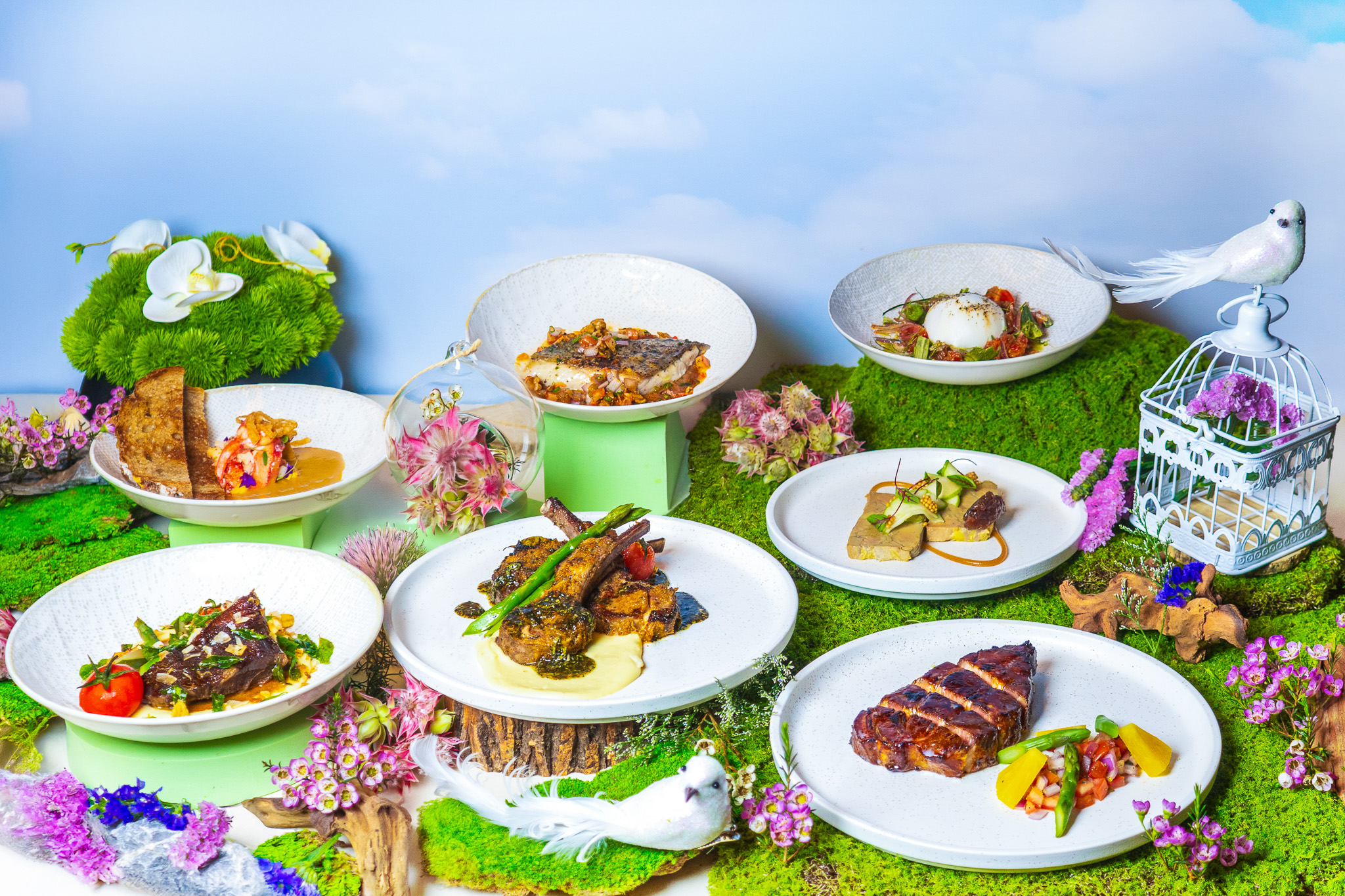 Eden restaurant a la carte group shot